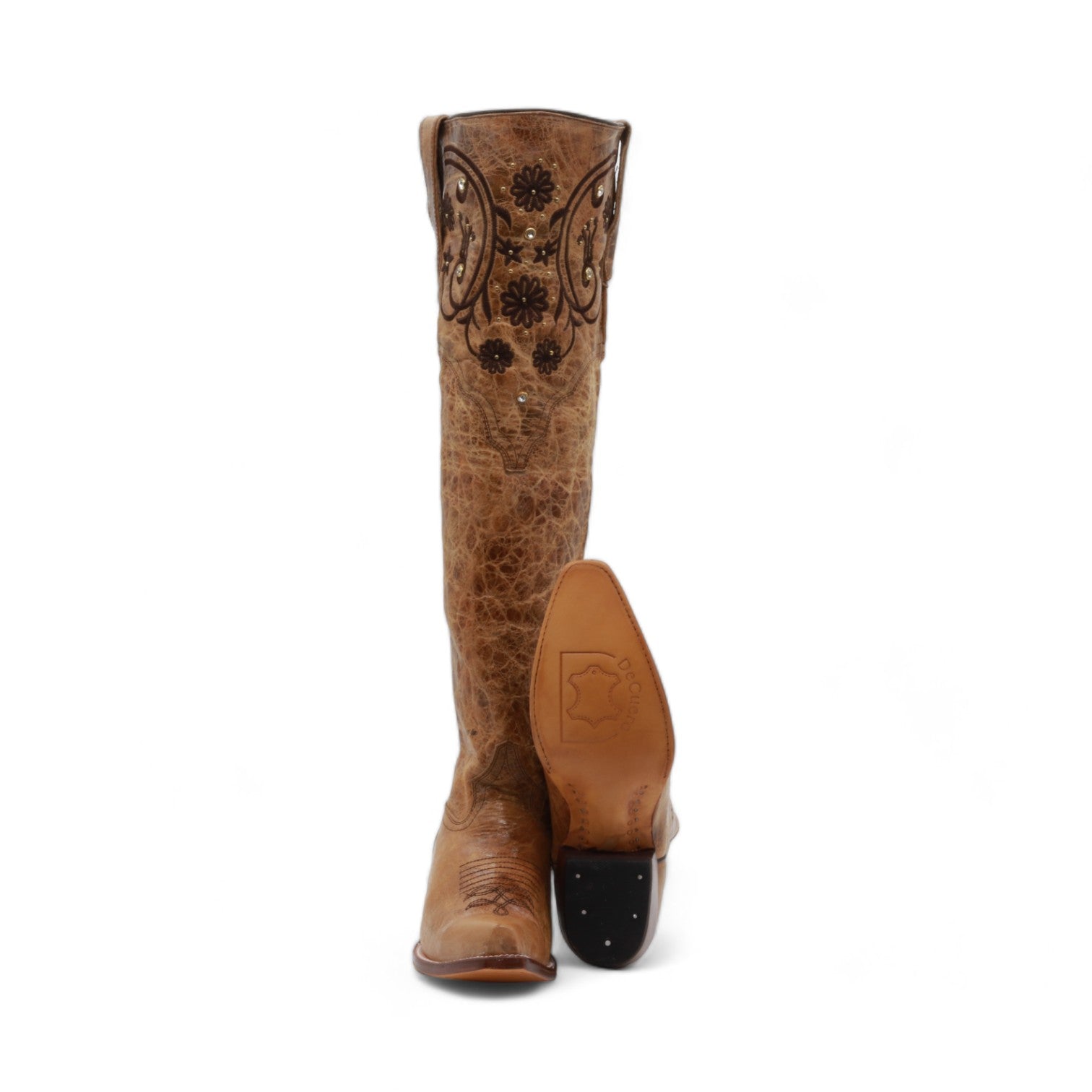 Volcano Women's Camel Leather Boots