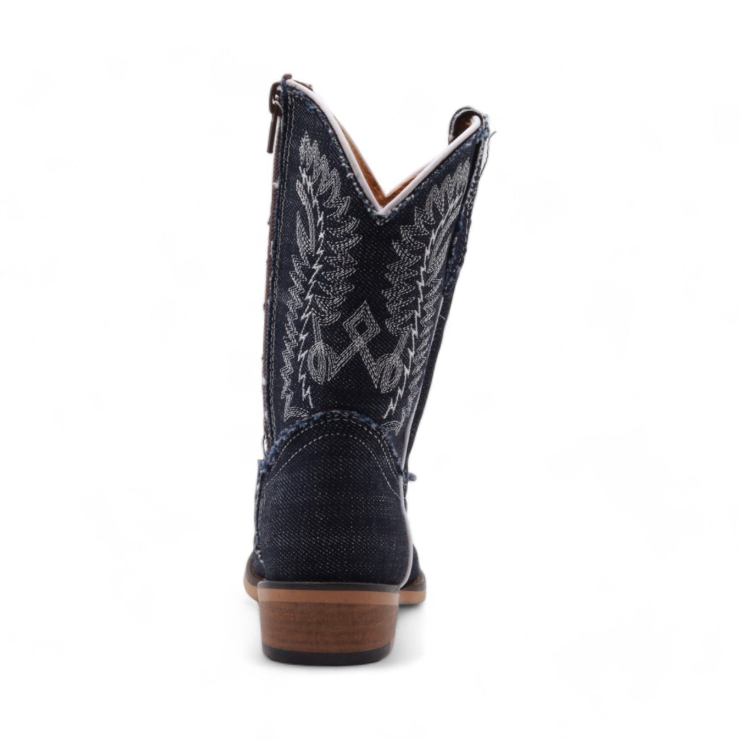 Sadie Kids Denim Leather Boots