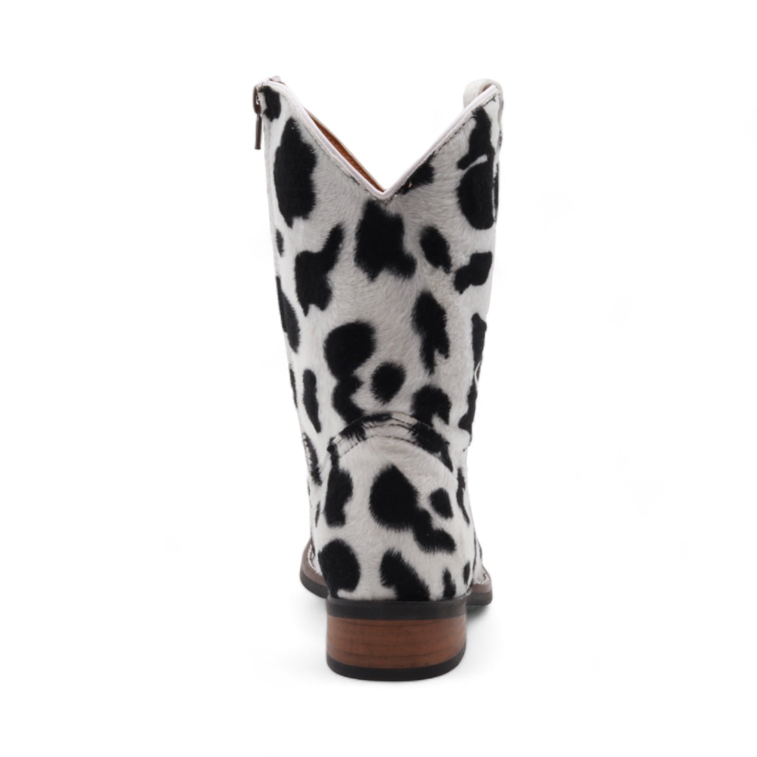 Beau Juniors Cow Print Leather Boots