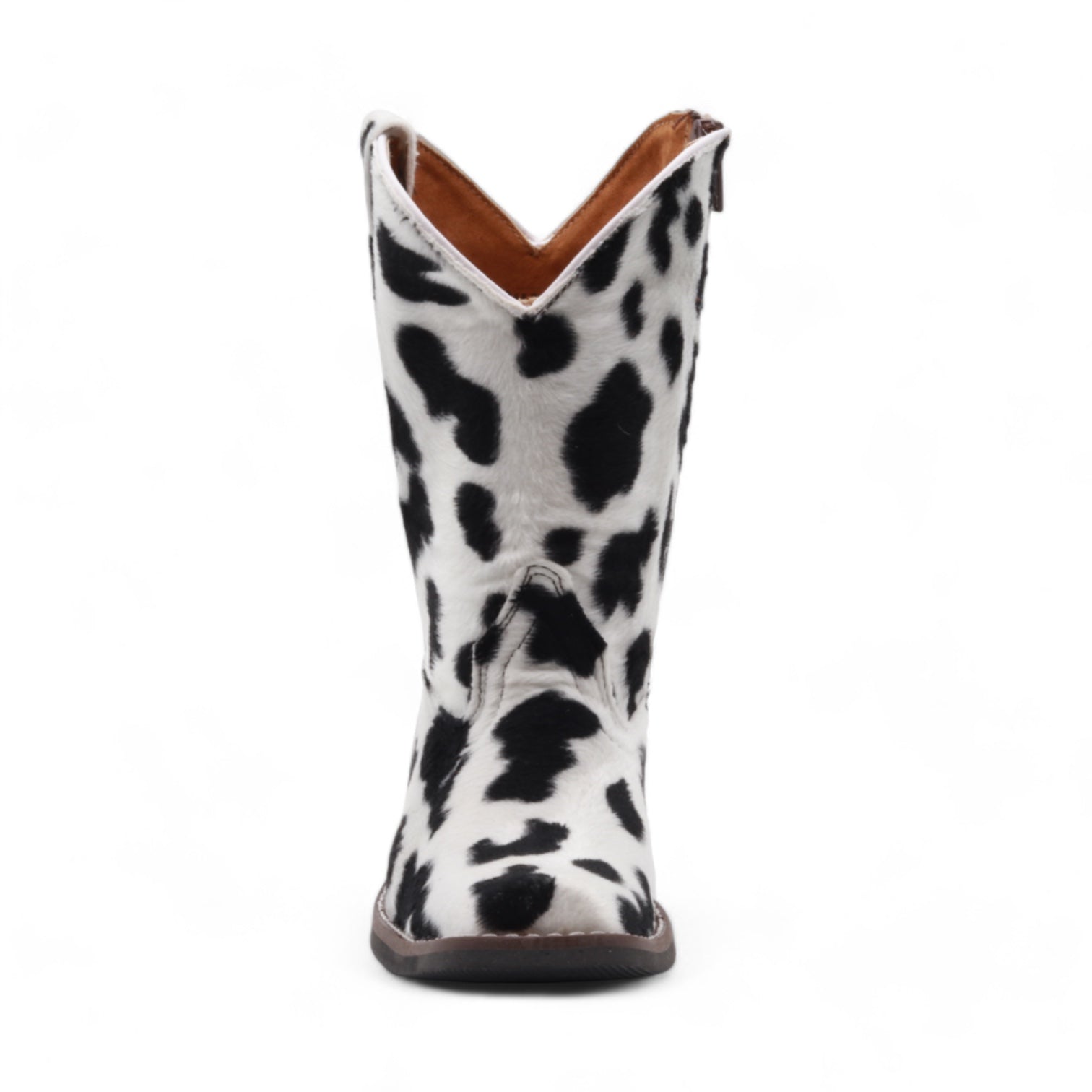 Beau Juniors Cow Print Leather Boots