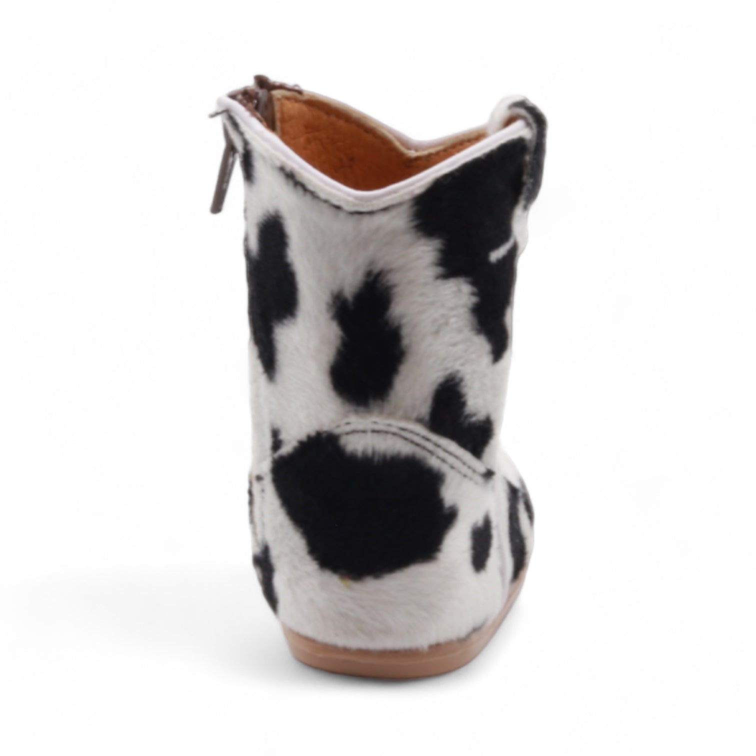 Beau Baby's Cow Print Leather Boots