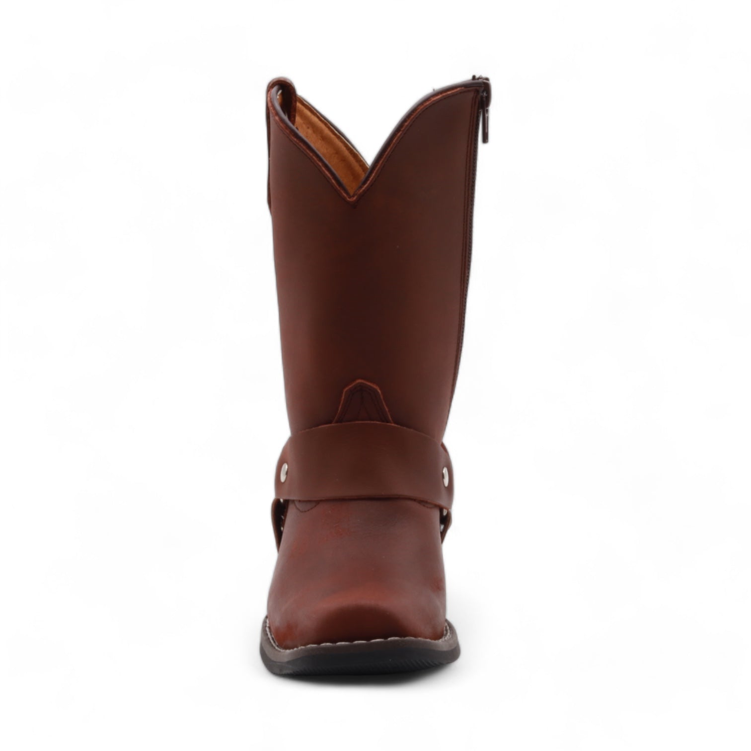 Bennett Juniors Brown Leather Boots