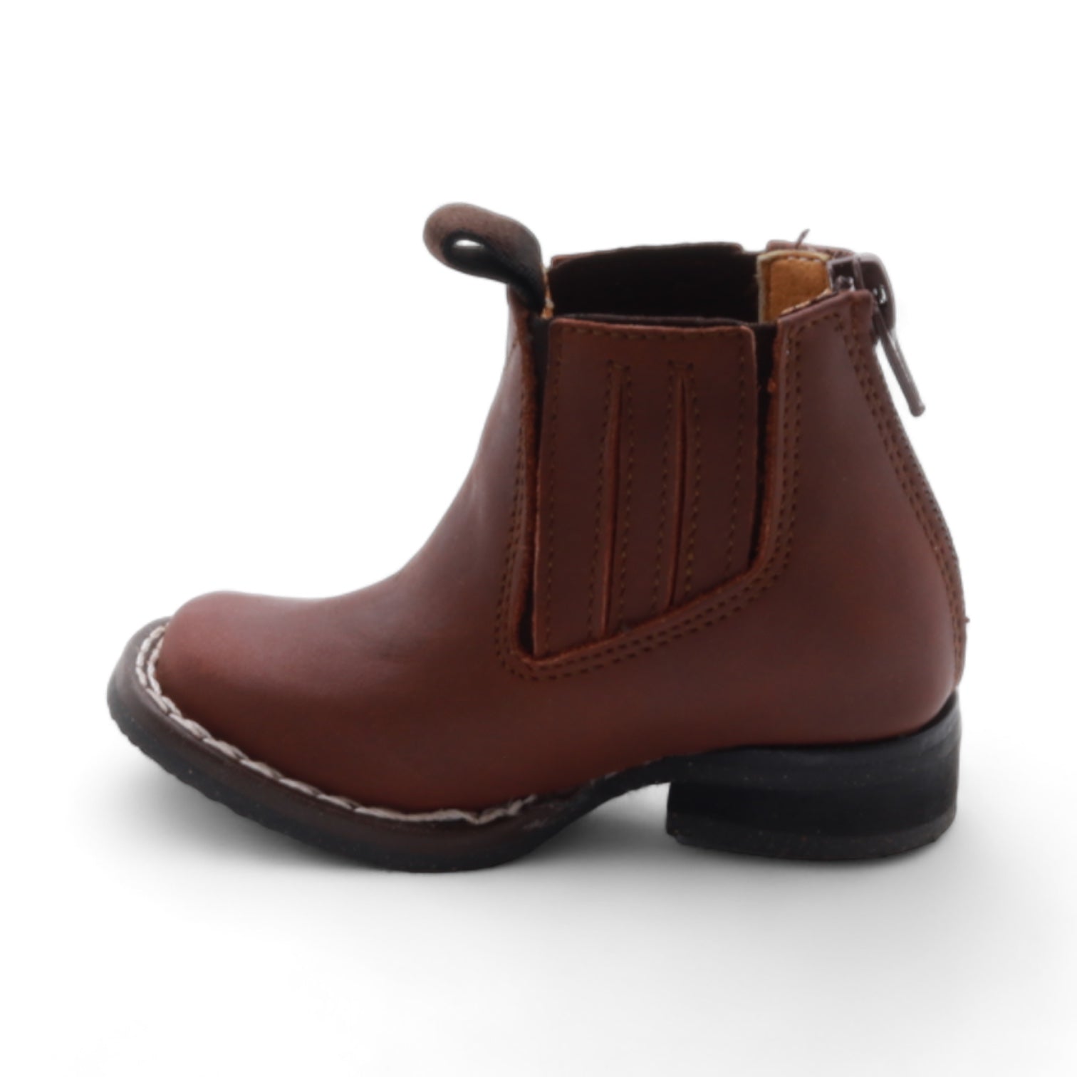 Evan Baby's Brown Leather Short Boots