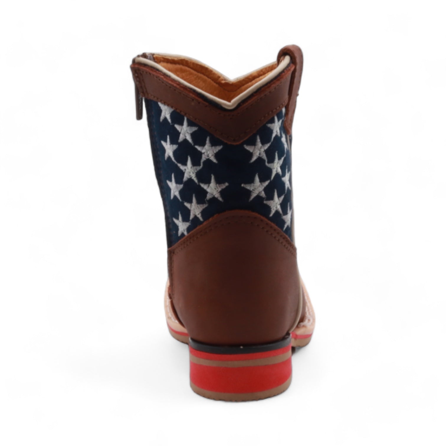 Carson Kids Brown Leather Boots