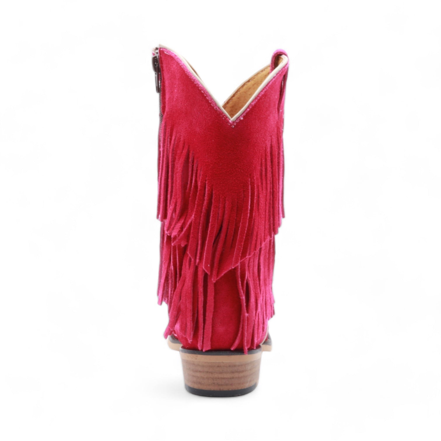 Ella Juniors Fuchsia Suede Leather Boots