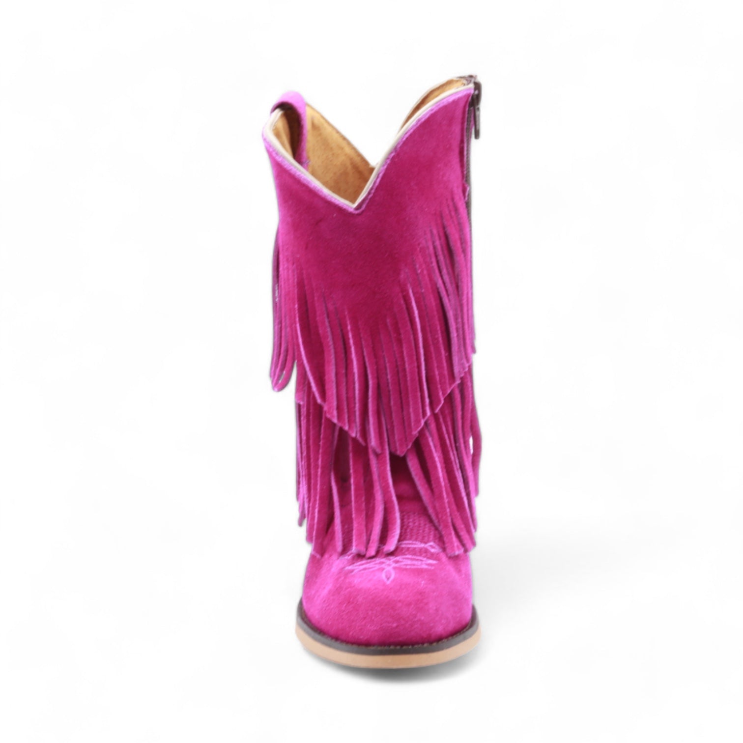 Ella Juniors Gardenia Suede Leather Boots