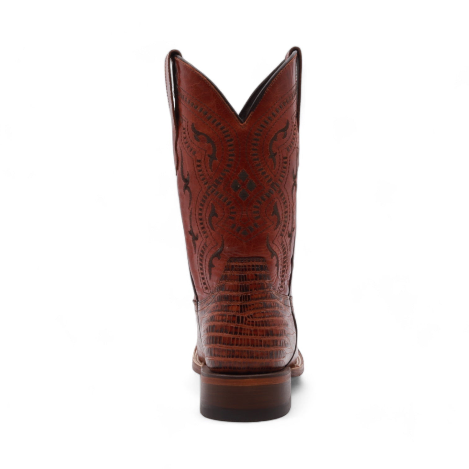 Minnesota Men's Shedron Lizard Print Leather Boots