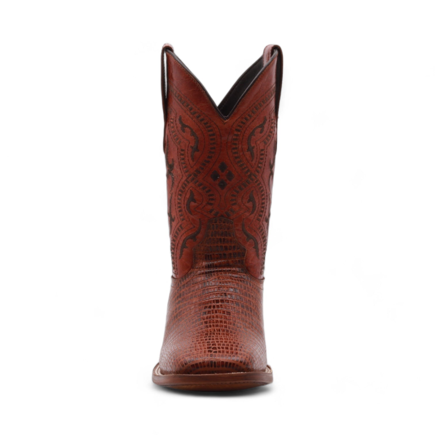 Minnesota Men's Shedron Lizard Print Leather Boots