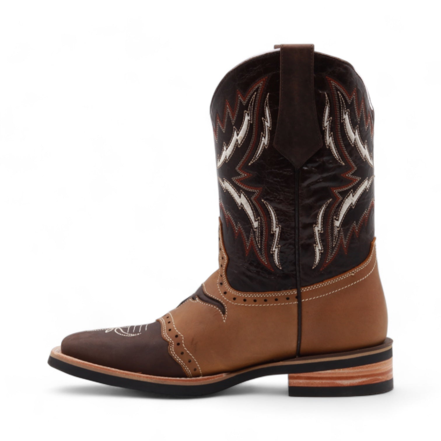 Longhorn Men's Brown Leather Boots