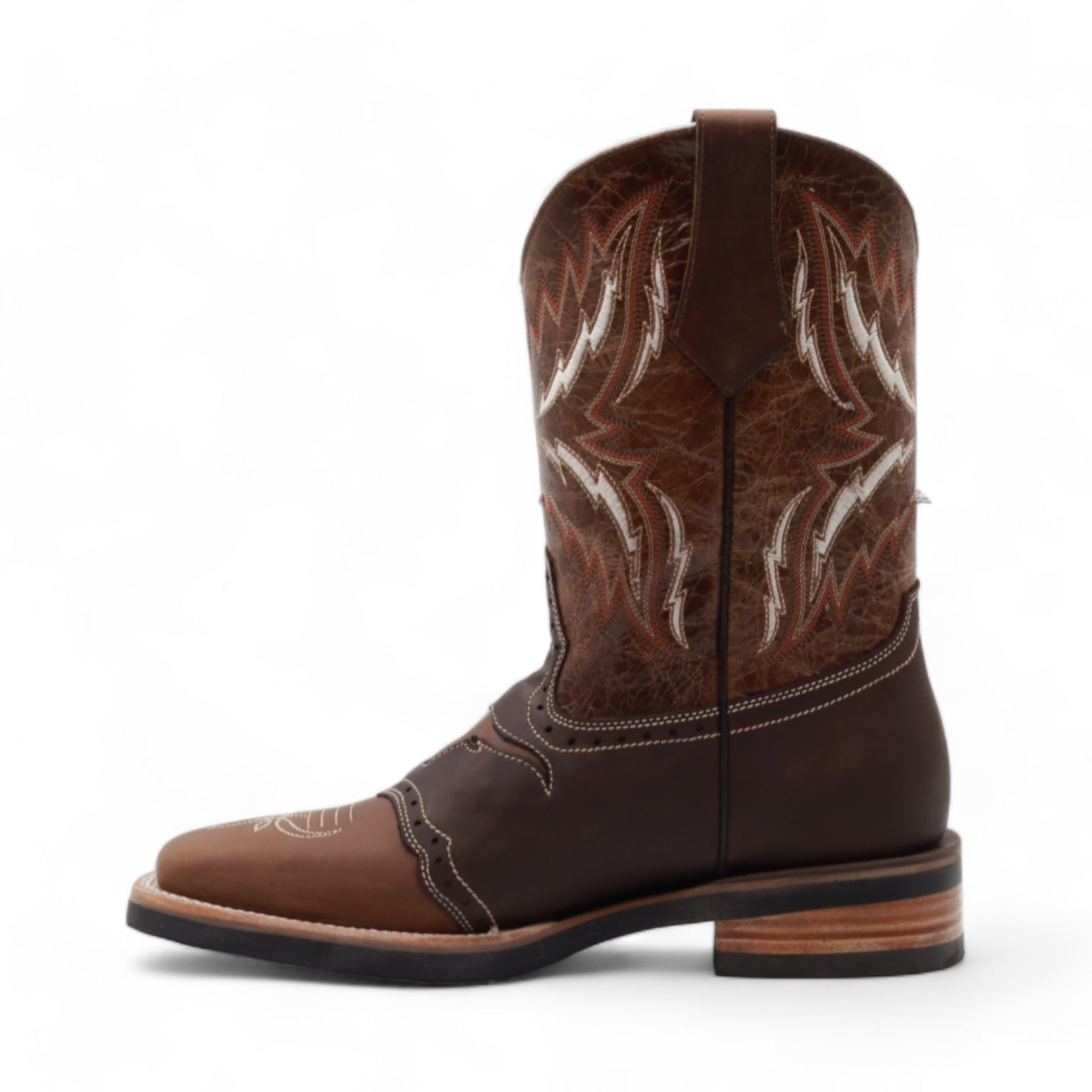 Longhorn Men's Camel Leather Boots