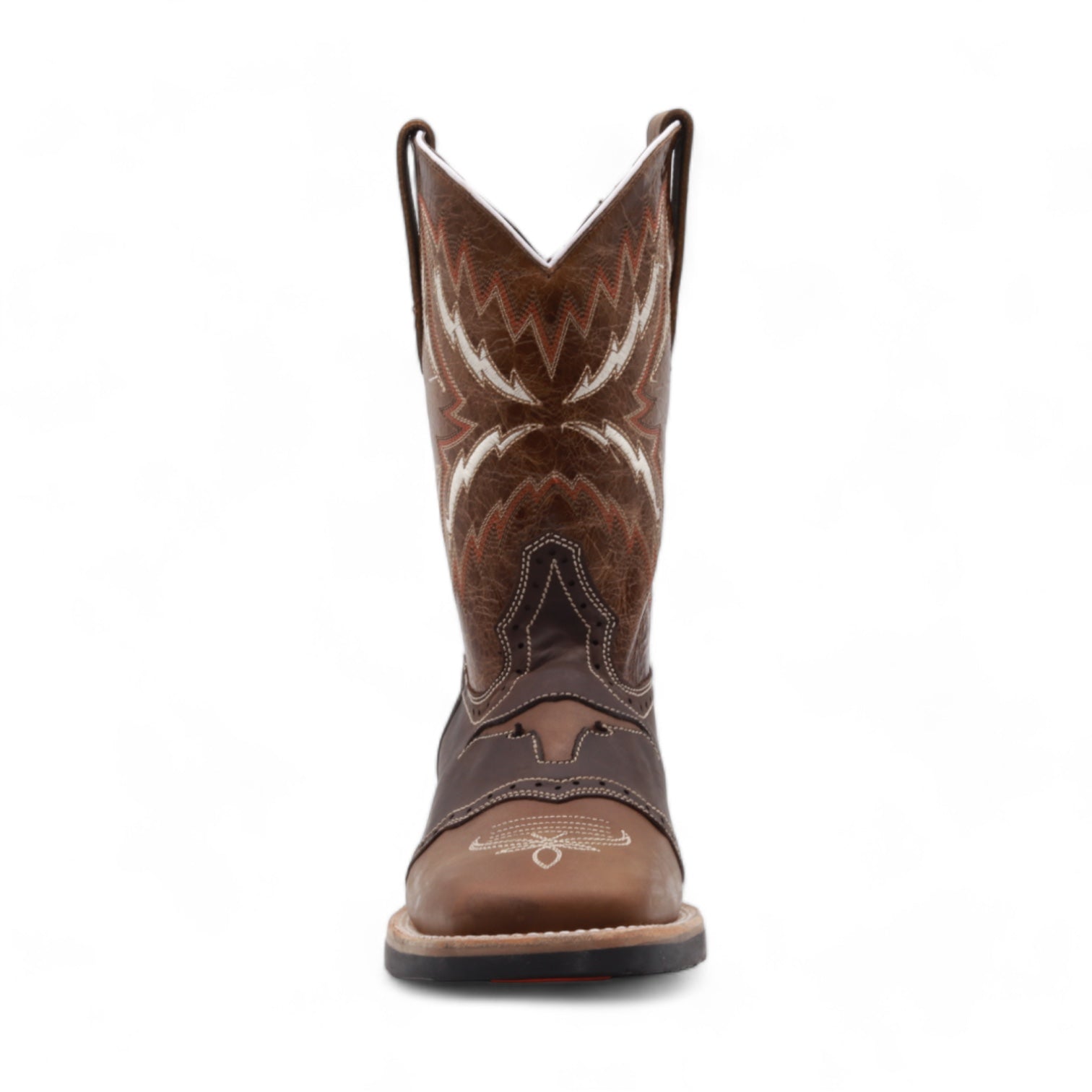 Longhorn Men's Camel Leather Boots