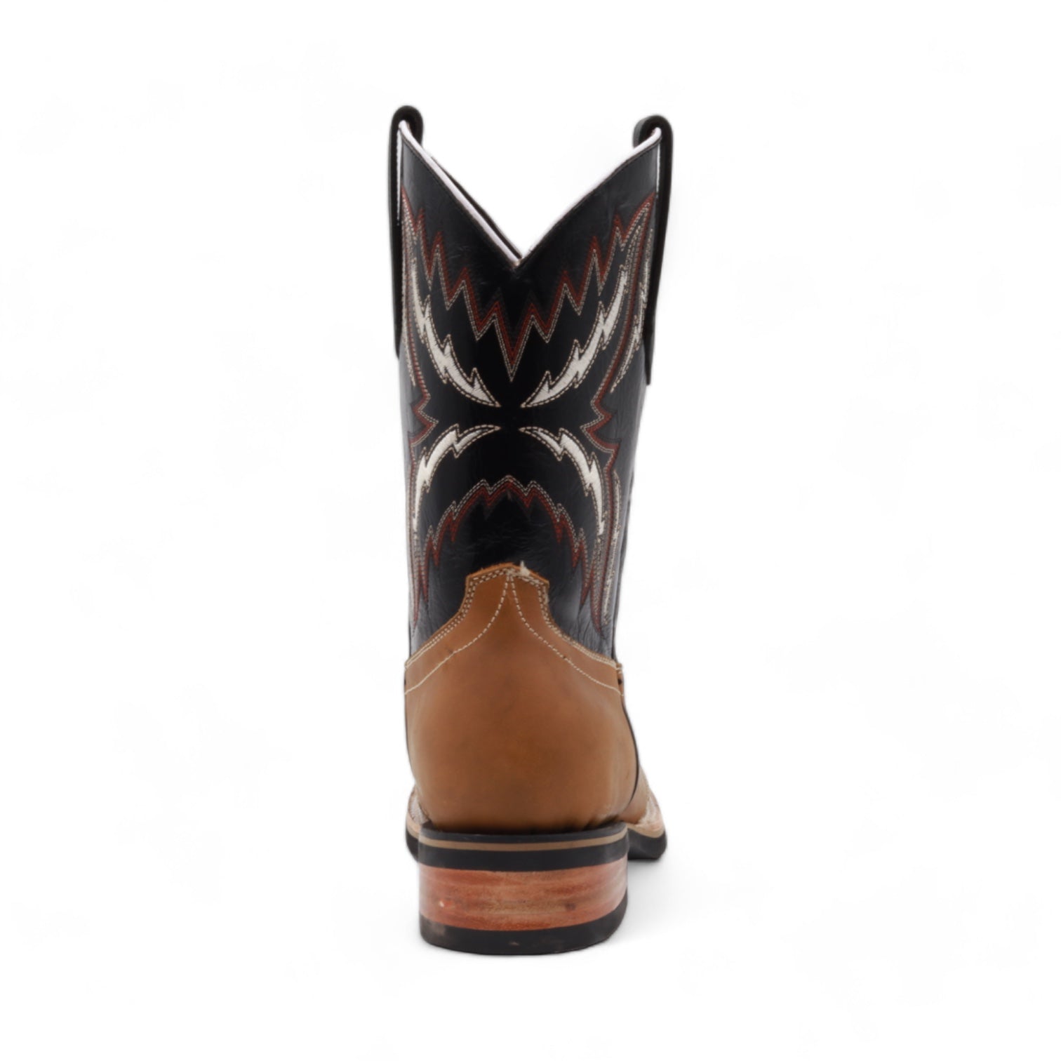 Longhorn Men's Black Leather Boots