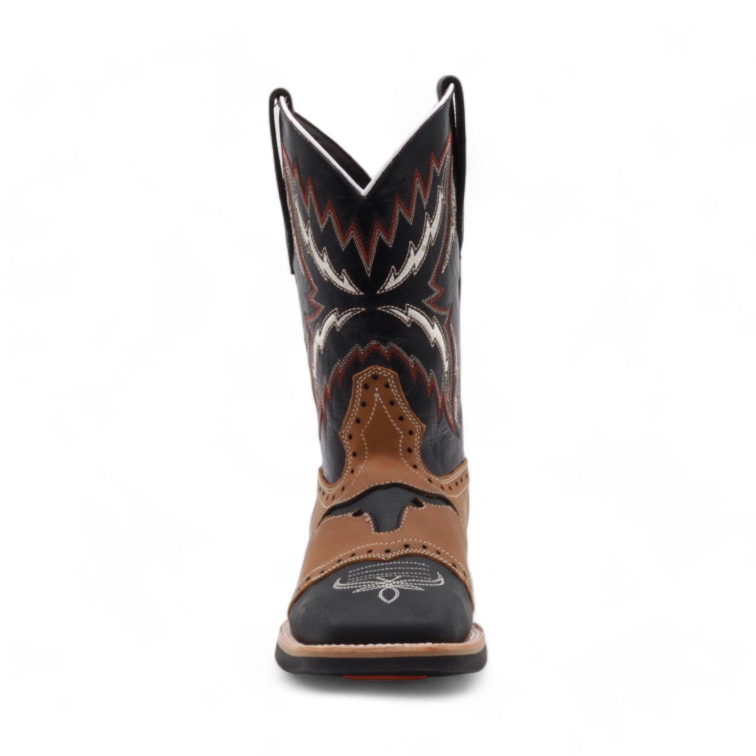 Longhorn Men's Black Leather Boots