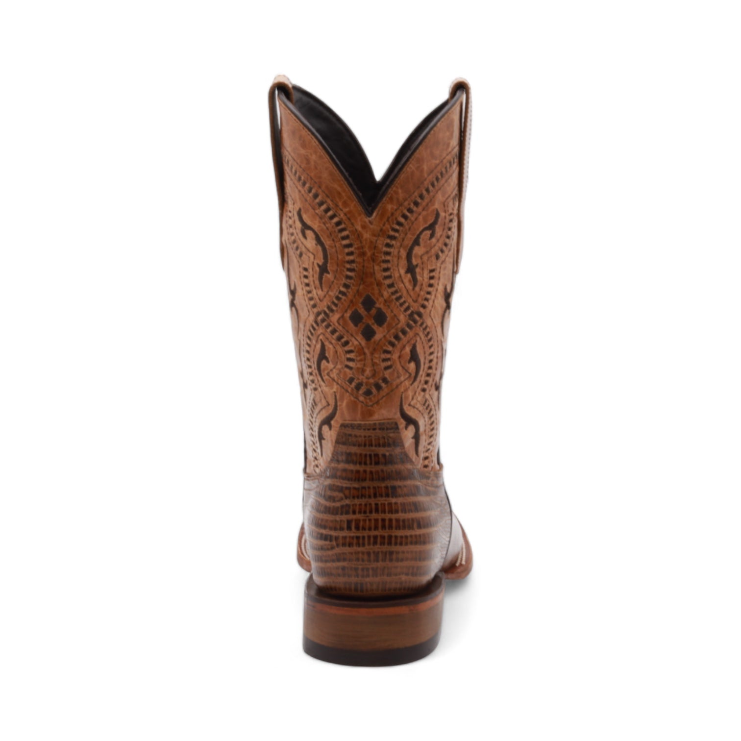 Minnesota Men's Camel Lizard Print Leather Boots