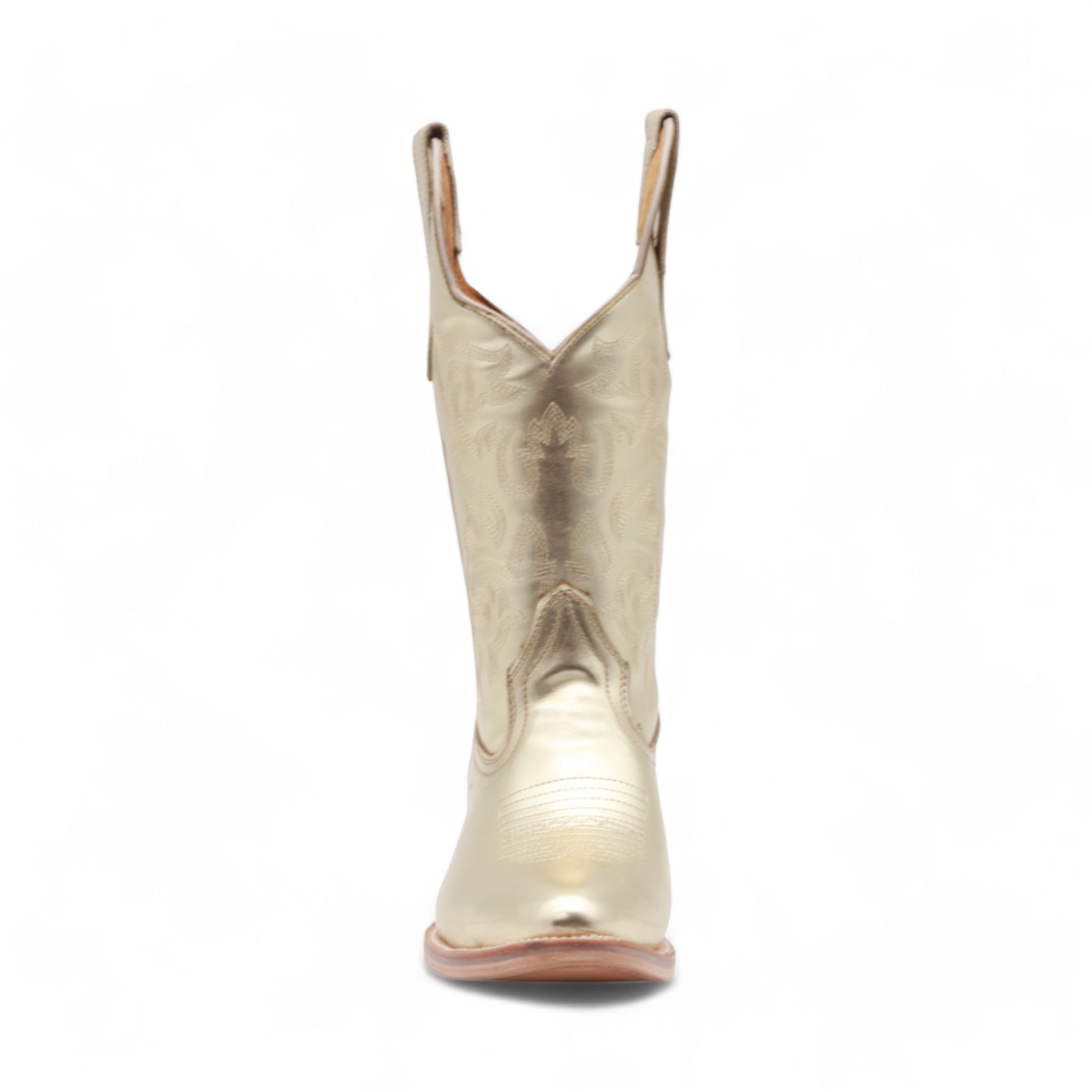 Sadie Women's Gold Leather Boots