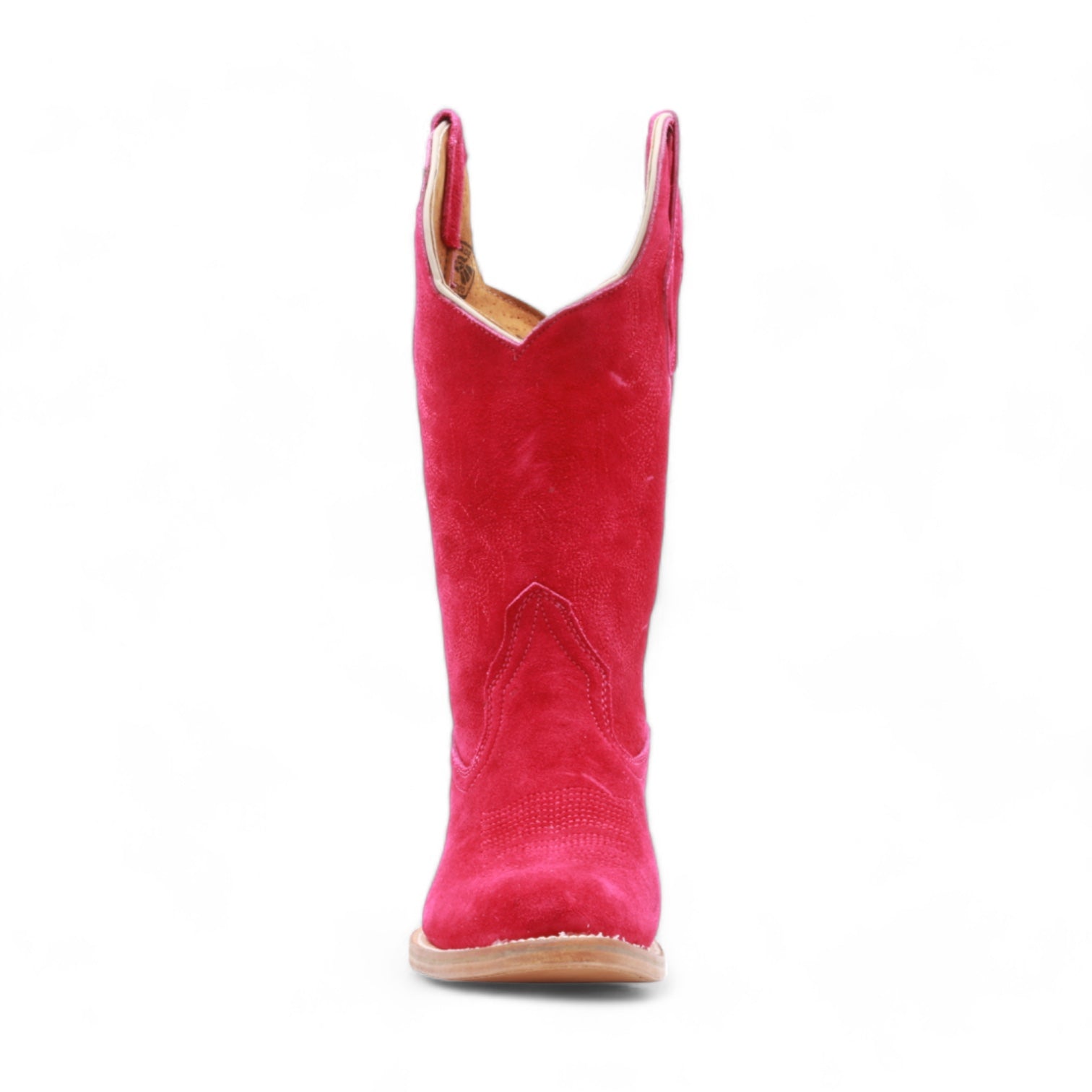 Ella Women's Fuchsia Suede Leather Boots