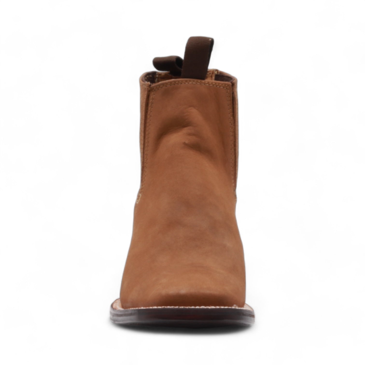 Evan Men's Camel Leather Short Boots