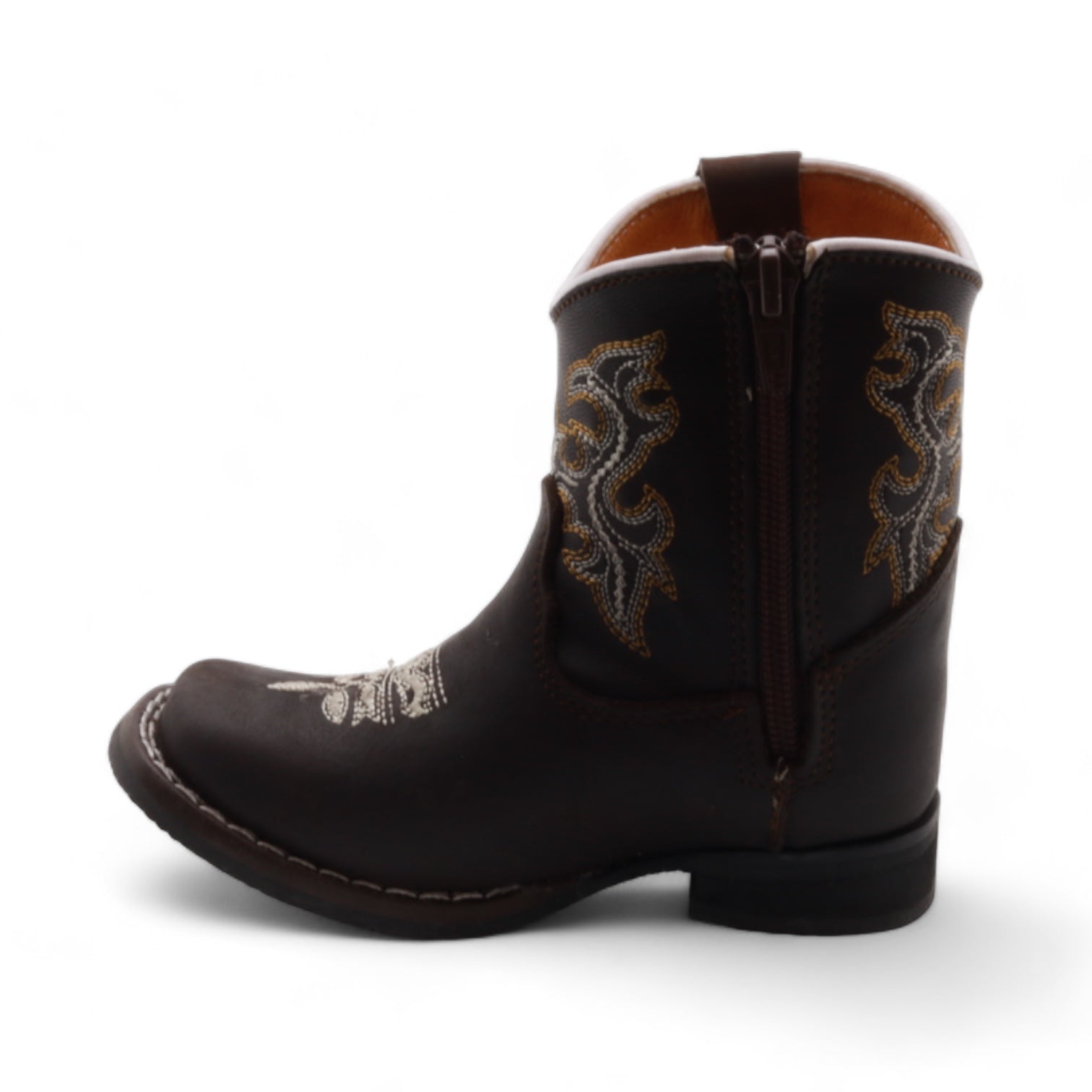 Jayden Kids Brown Leather Boots