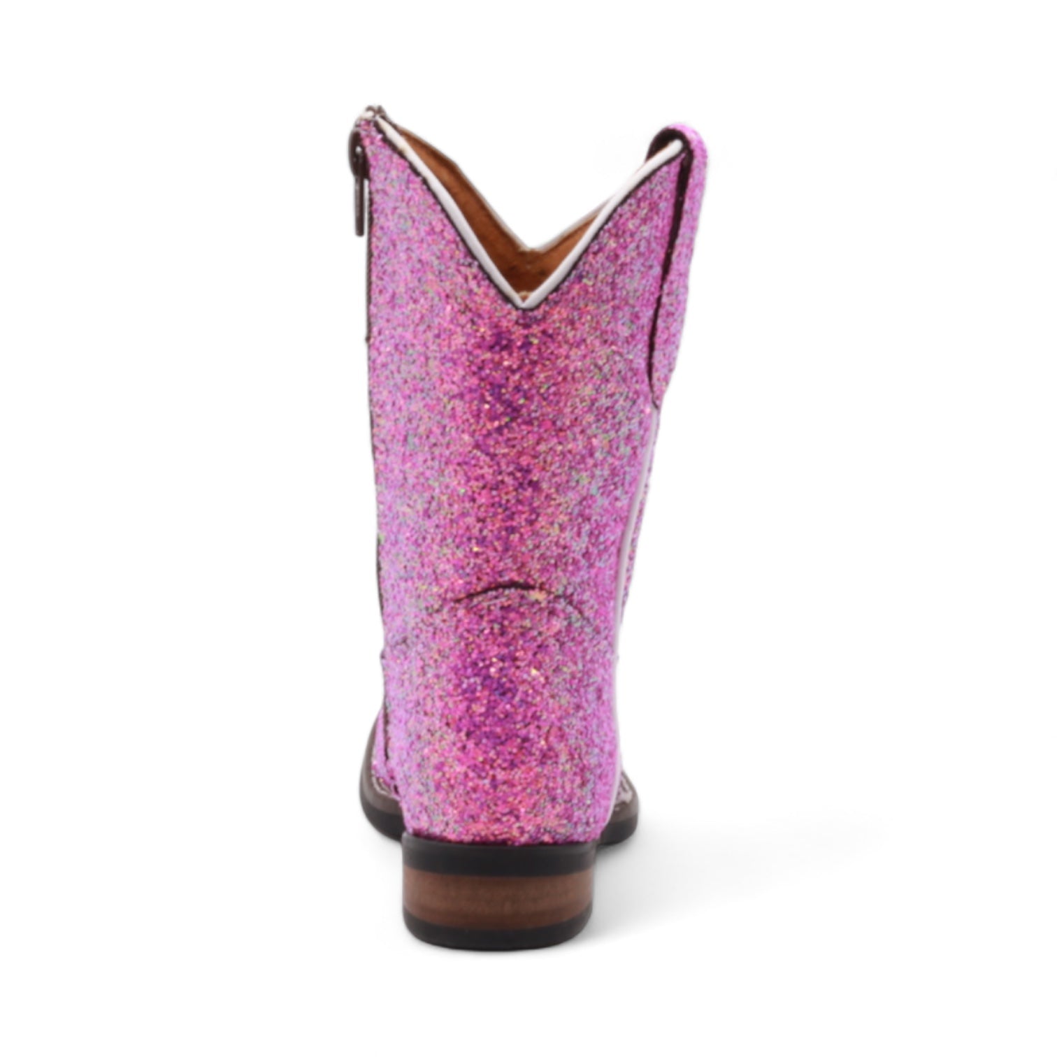 Annie Kids Fuchsia Glitter Leather Boots