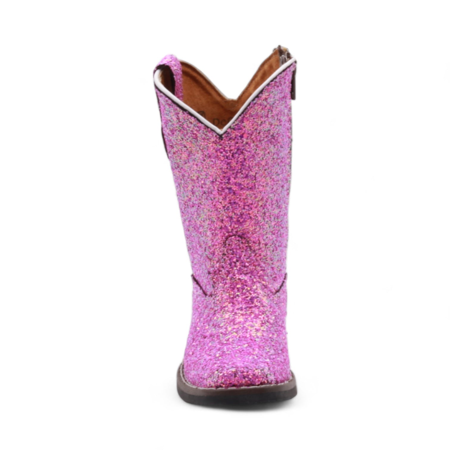 Annie Kids Fuchsia Glitter Leather Boots