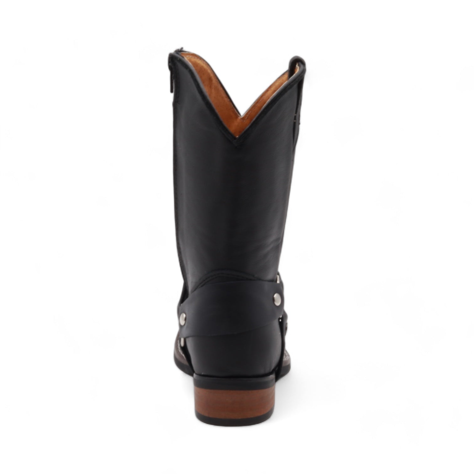 Bennett Juniors Black Leather Boots