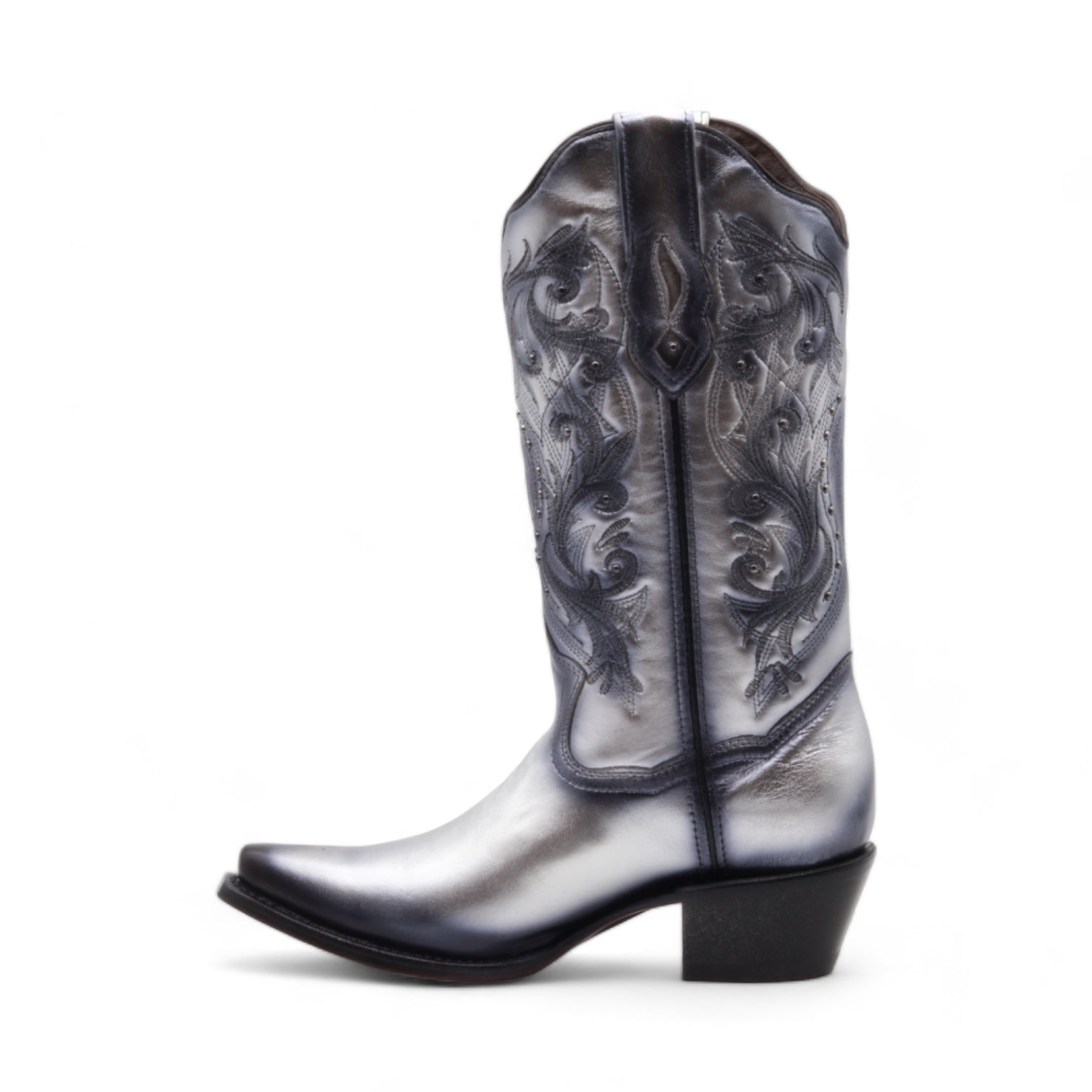 Madison Women's Silver Leather Boots