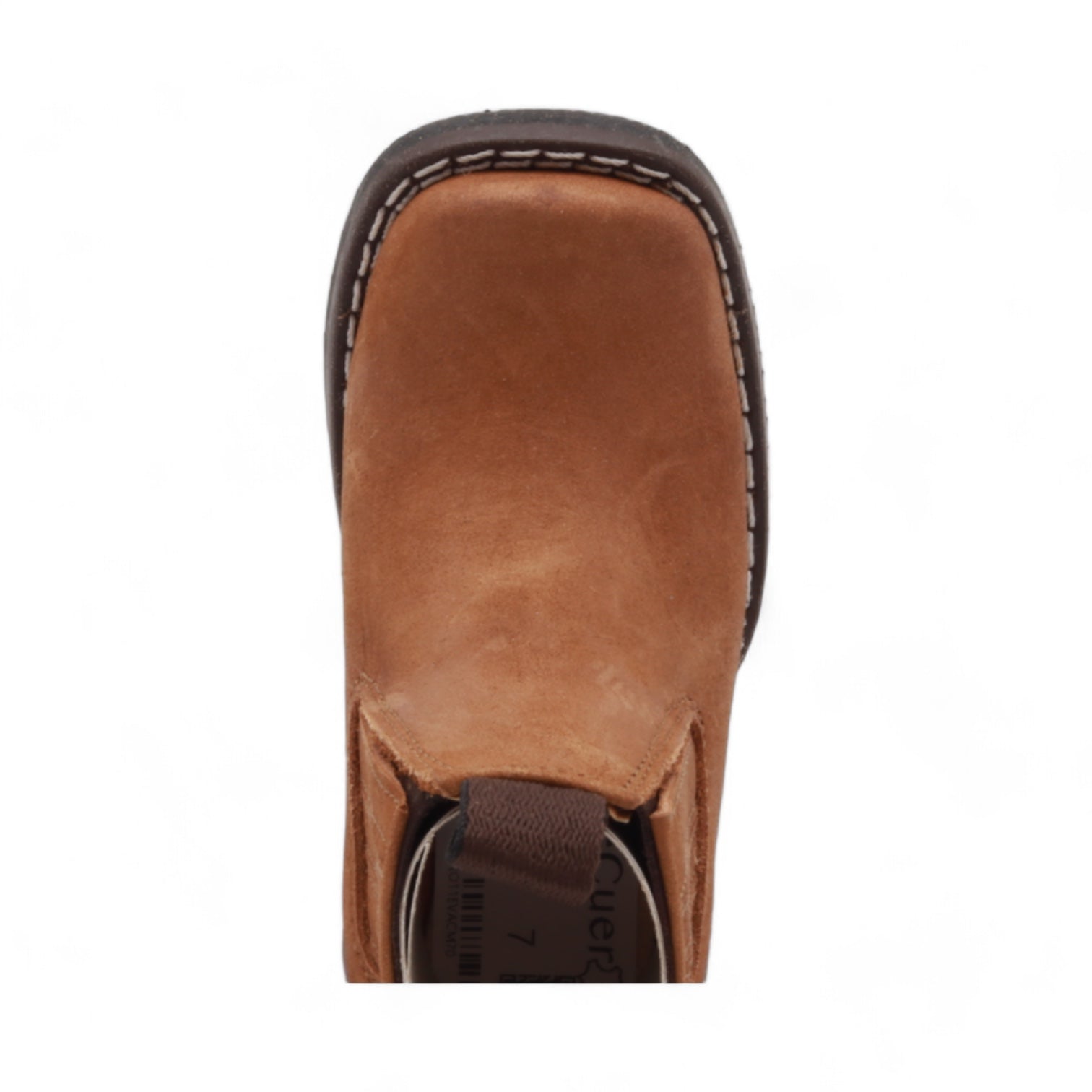 Evan Kids Camel Leather Short Boots