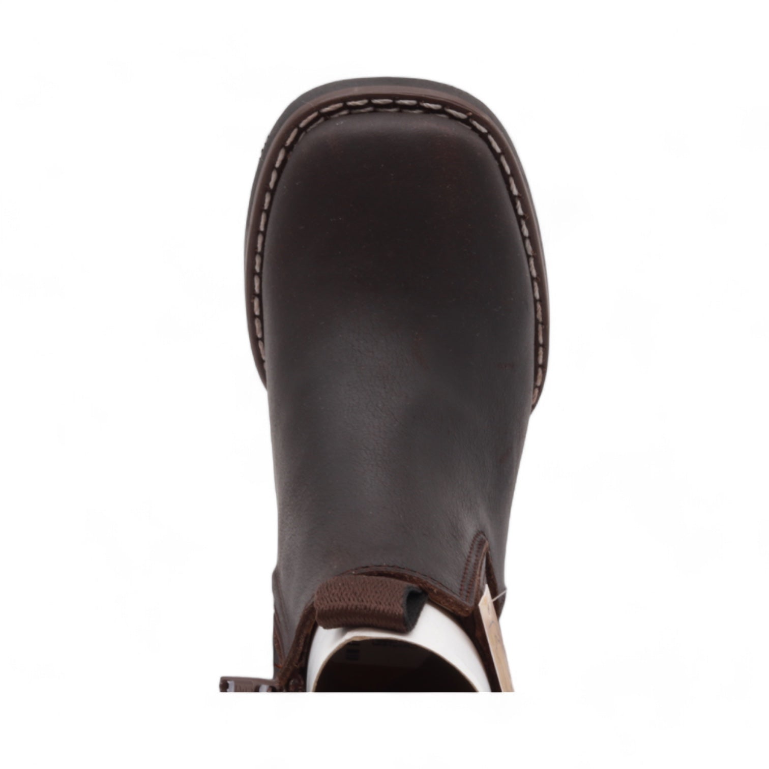 Evan Kids Dark Brown Leather Short Boots