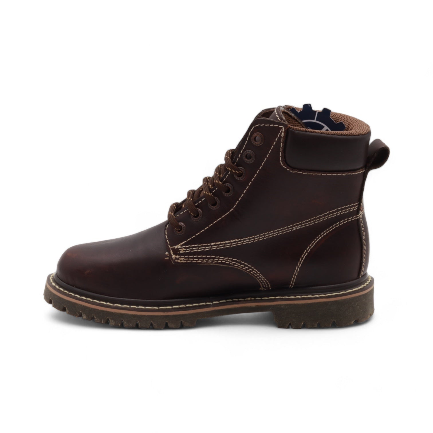 Timber Men's Brown Leather Short Boots