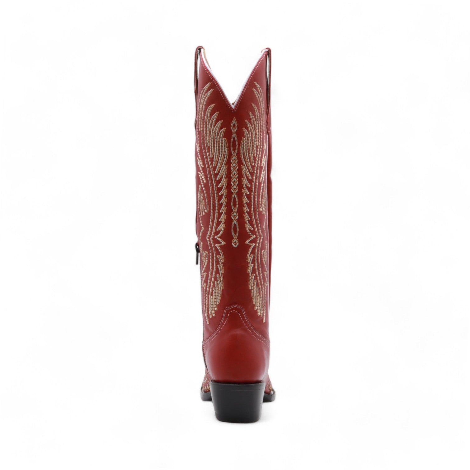 Napalina Women's Red Leather Boots