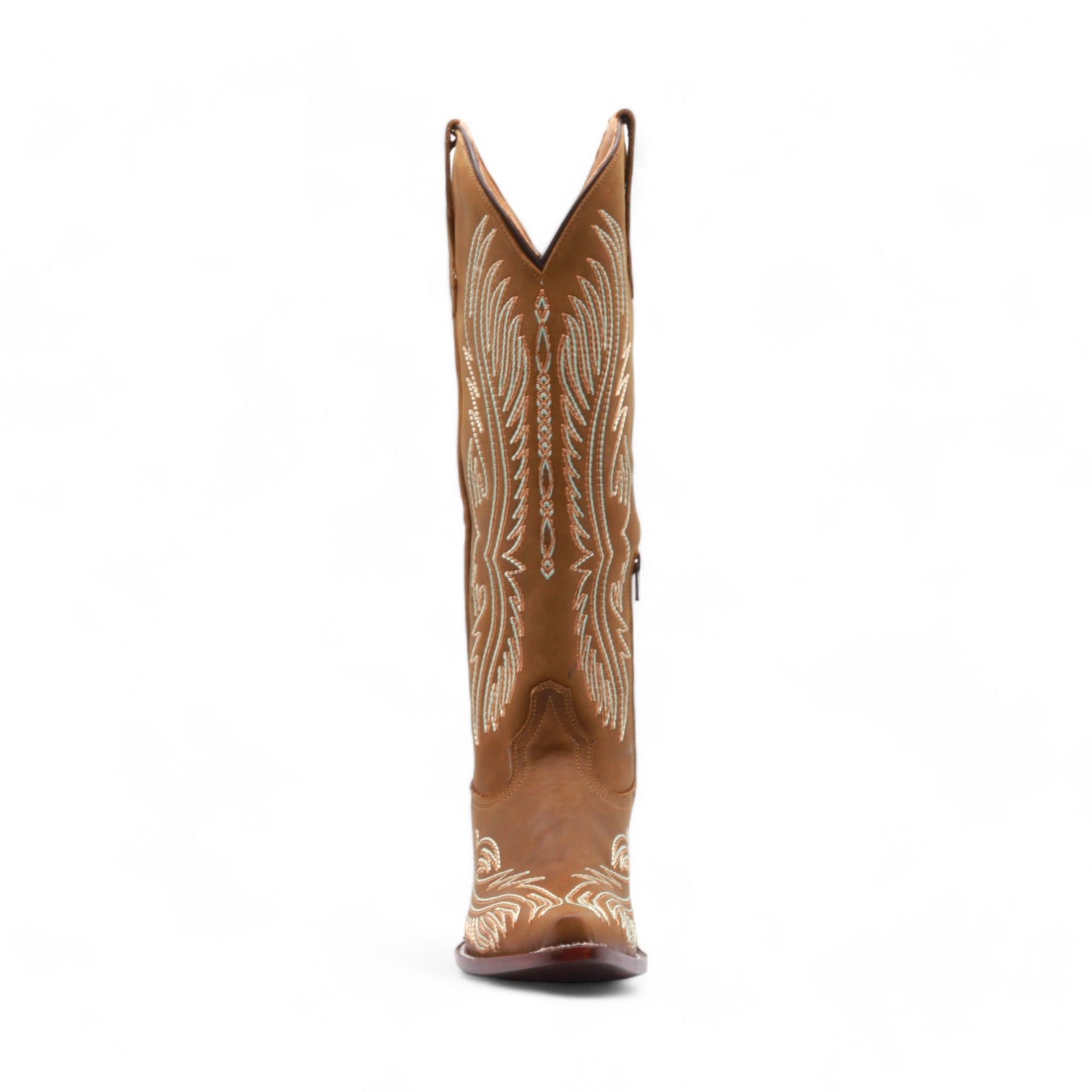 Napalina Women's Camel Leather Boots