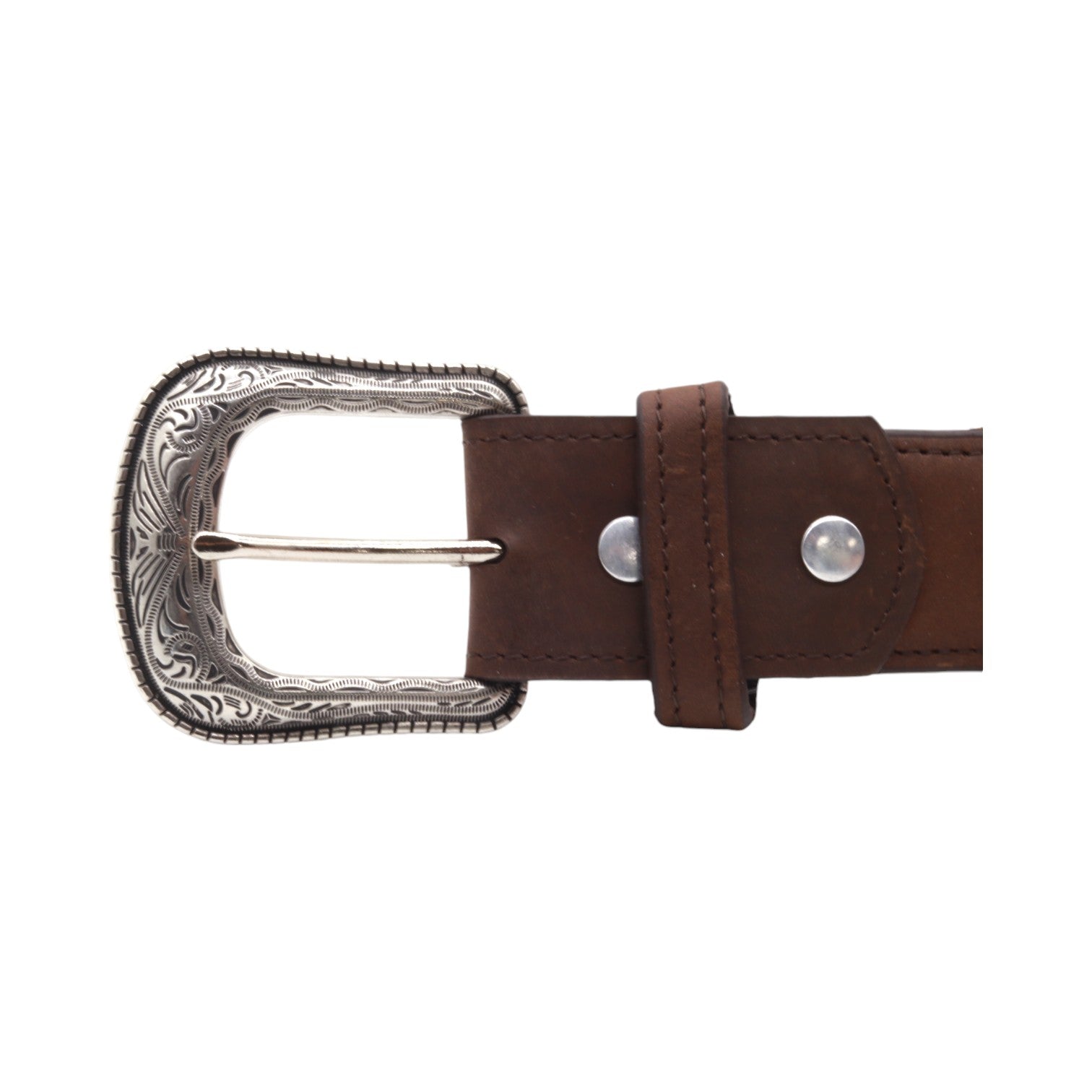 Patriot Dark Brown Leather Belt