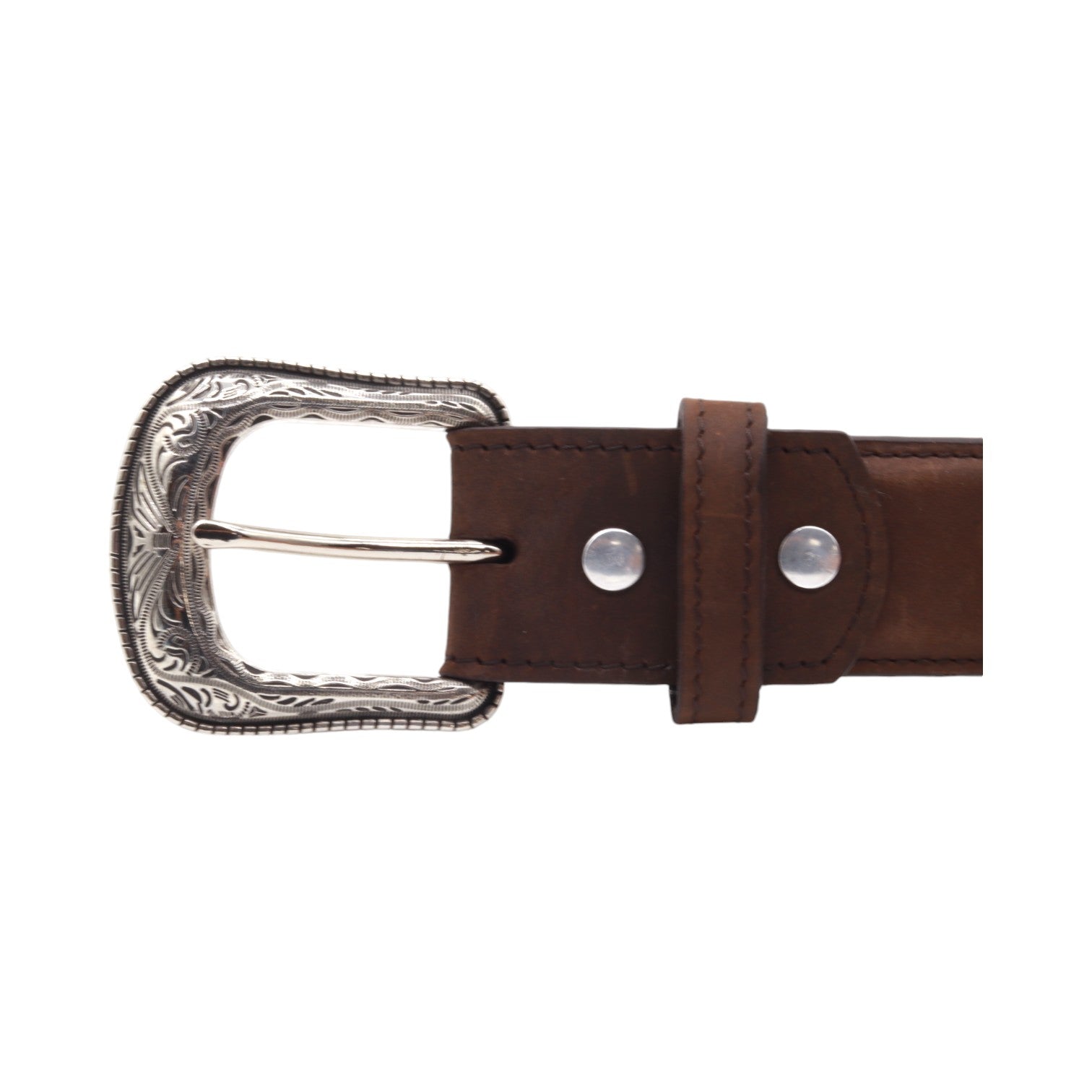 Texas Brown Leather Belt