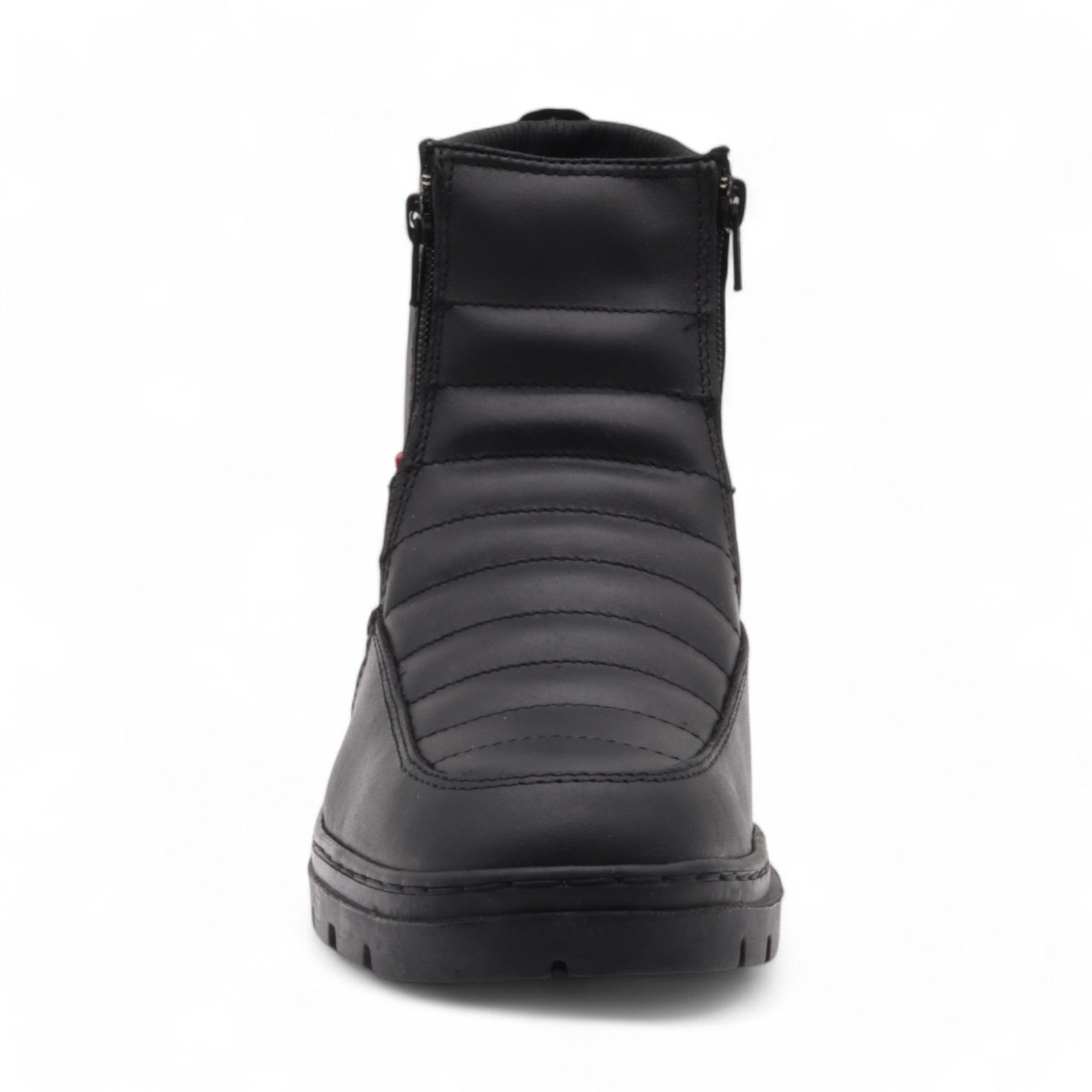 Nube TR Men's Black Leather Short Boots