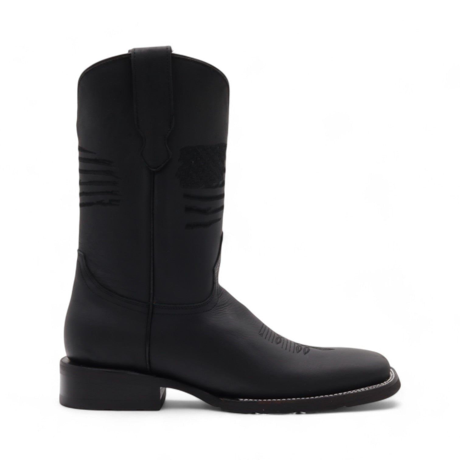 Patriot Men's Black Leather Boots