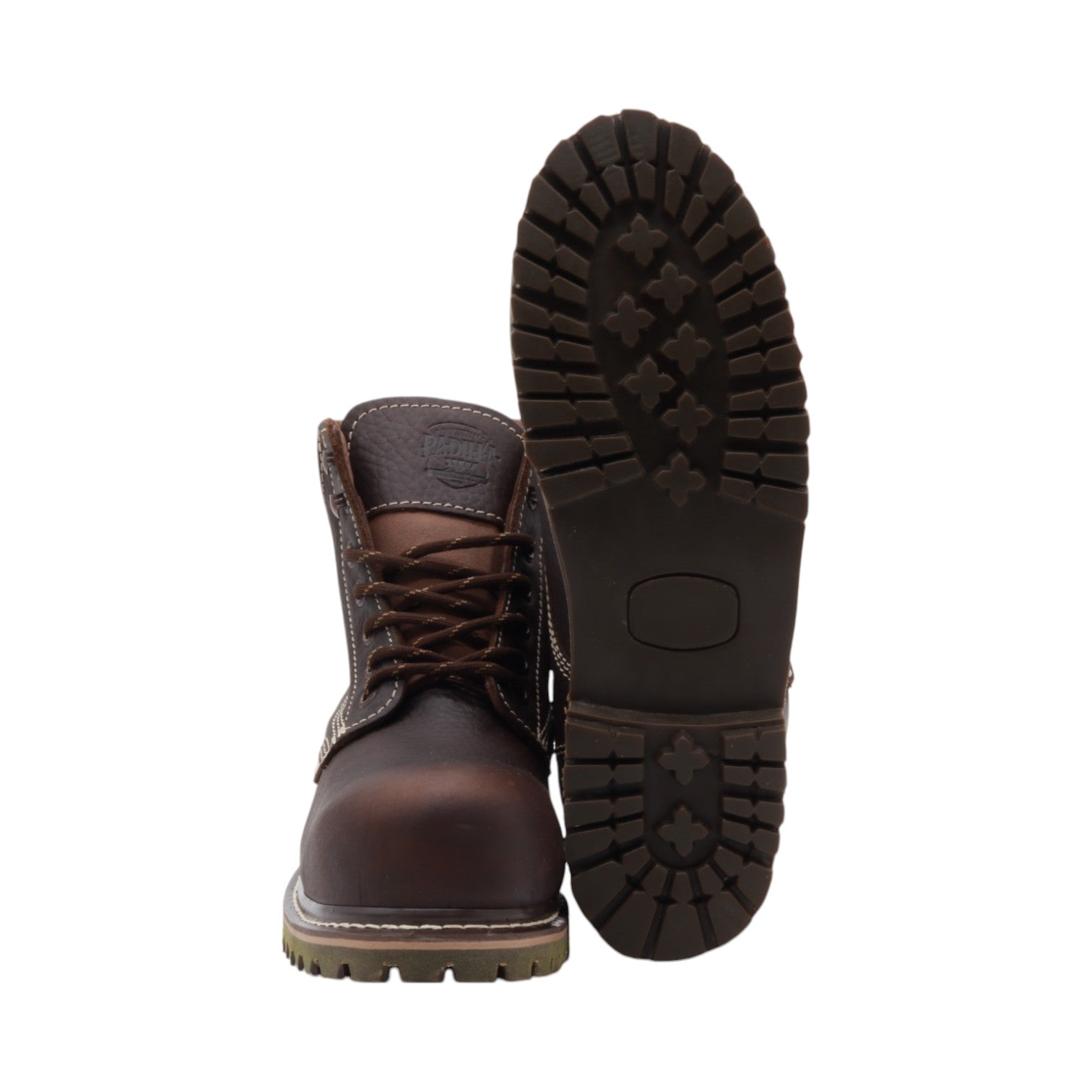 Timber Dark Brown Leather Composite Safety Toe Short Boots