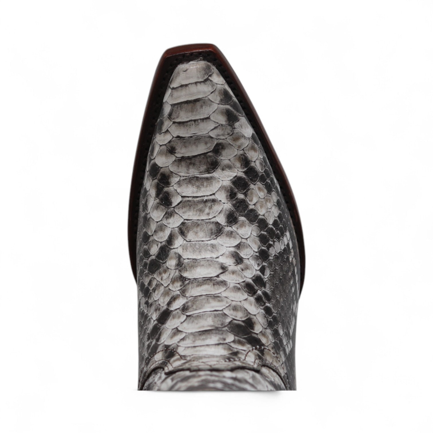 Lyra Women's Natural Snake Print Leather Boots