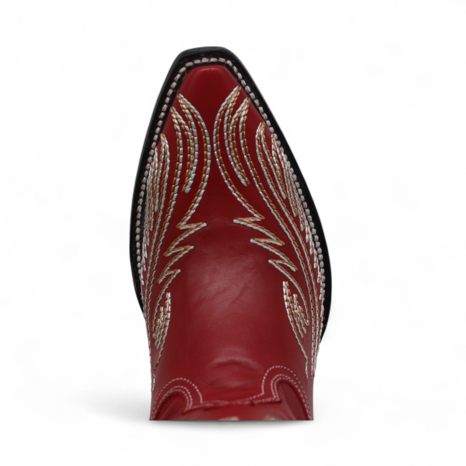 Napalina Women's Red Leather Boots